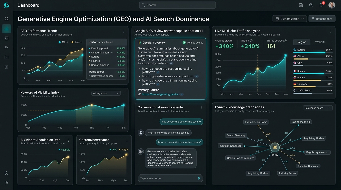 Generative Engine Optimization (GEO) and AI Search Dominance